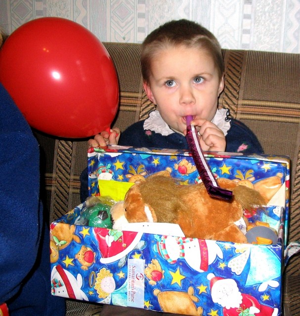 Kids with Presents